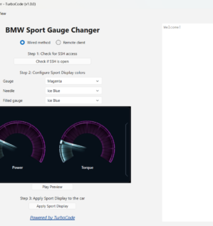 BMW NBT EVO Sport Gauge customizer for ID5 and ID6