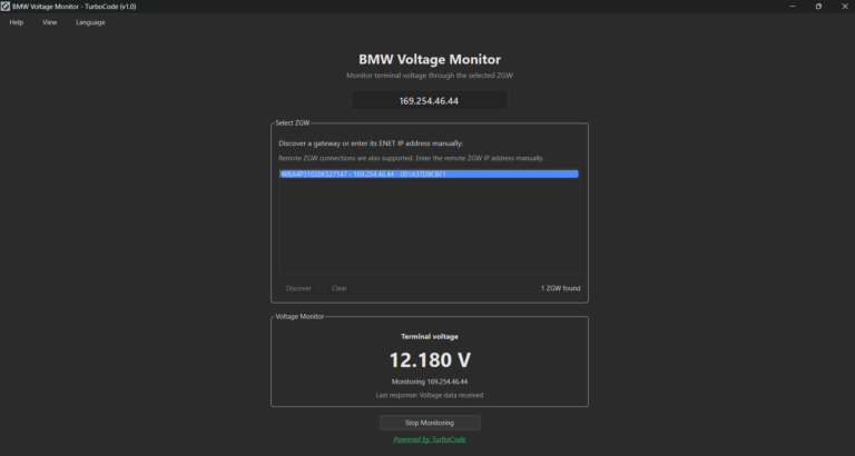BMW Voltage Monitor