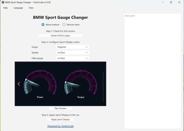 BMW NBT EVO Sport Gauge customizer for ID5 and ID6