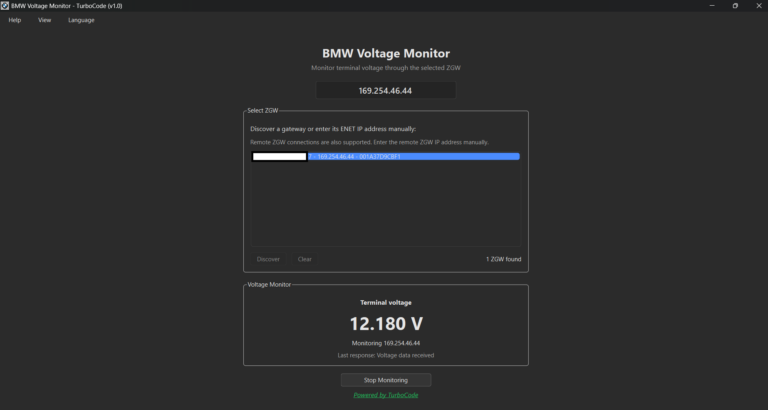 BMW Voltage Monitor