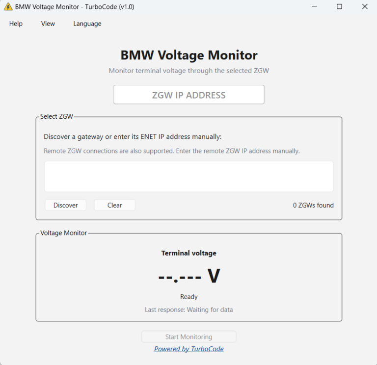 BMW Voltage Monitor